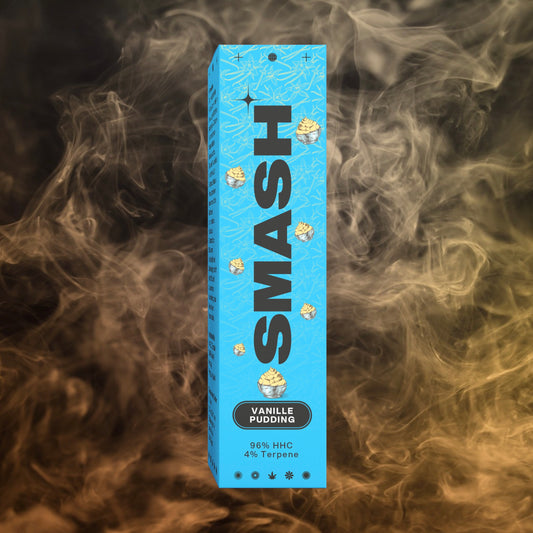 SMASH - 96 % HHC Premium Einweg Vape - Vanilla Pudding